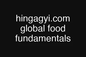 hingagyi.com global food fundamentals