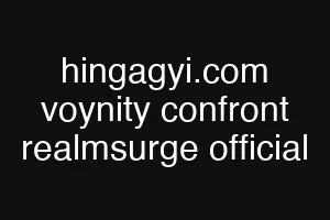 hingagyi.com voynity confront realmsurge official